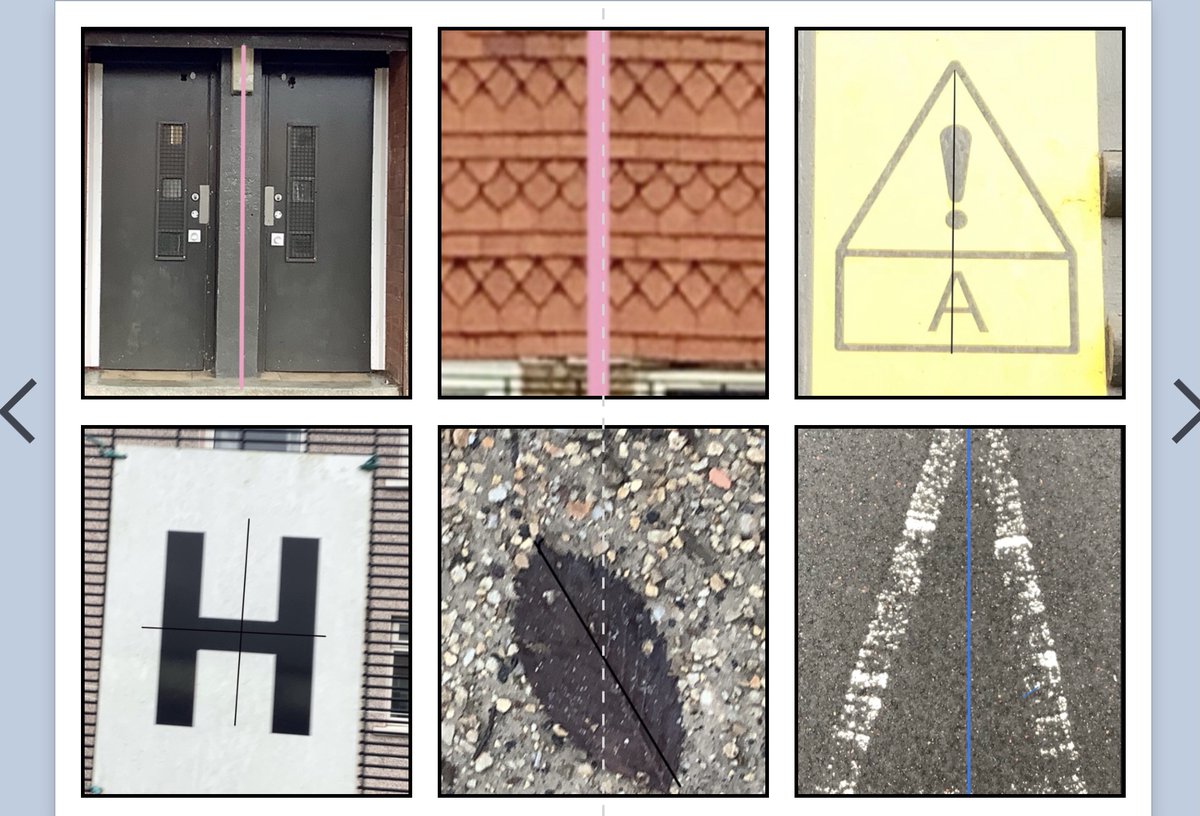 Sandwood120's tweet image. Primary 6 went on a symmetry hunt  for our mathematics today. We identified examples of symmetry in the environment and used our digital literacy skills to take photos and to mark up the lines of symmetry.
@glasgowcounts
#outdoorlearning
#Article28
#Globalgoals4