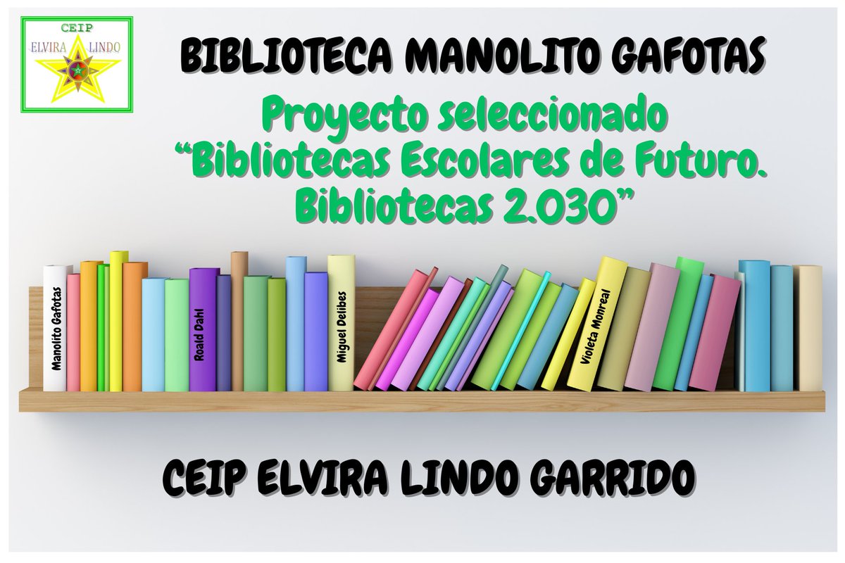 ¡El CEIP Elvira Lindo, feliz por haber sido seleccionado! #yosoydelelvira #megustamicole #puedescontarconmigo