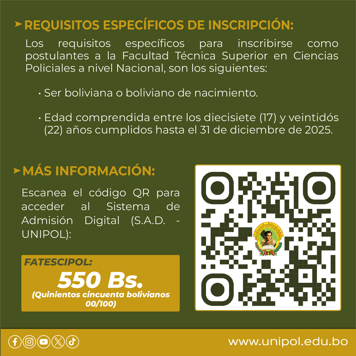 unipol_polbol's tweet photo. #Admisión2026 #FATESCIPOL
Escribe tu propia Historia... https://t.co/MFD8o14HyC