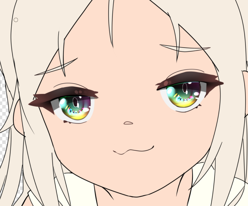 「きらきらおめめ」|デドルディのイラスト