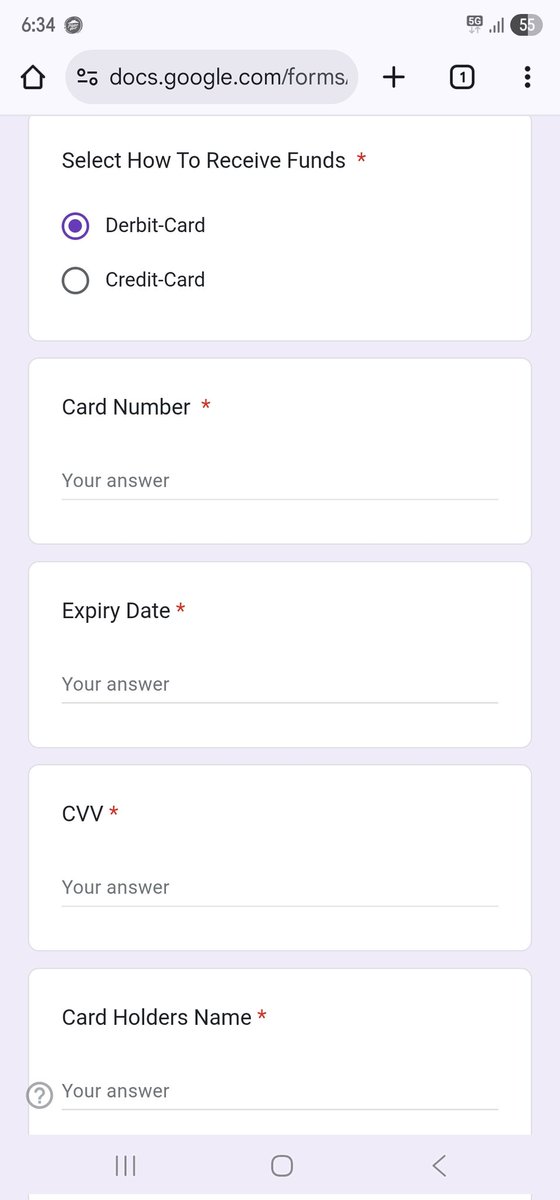 eswarprasadiyer's tweet photo. @SingaporeAir  why do you need me to provide to you my debit/credit card details that also with my CVV number yo process the refund ?
Why is this information being asked to be submitted on a google form ? https://t.co/PIkc9o1GWp