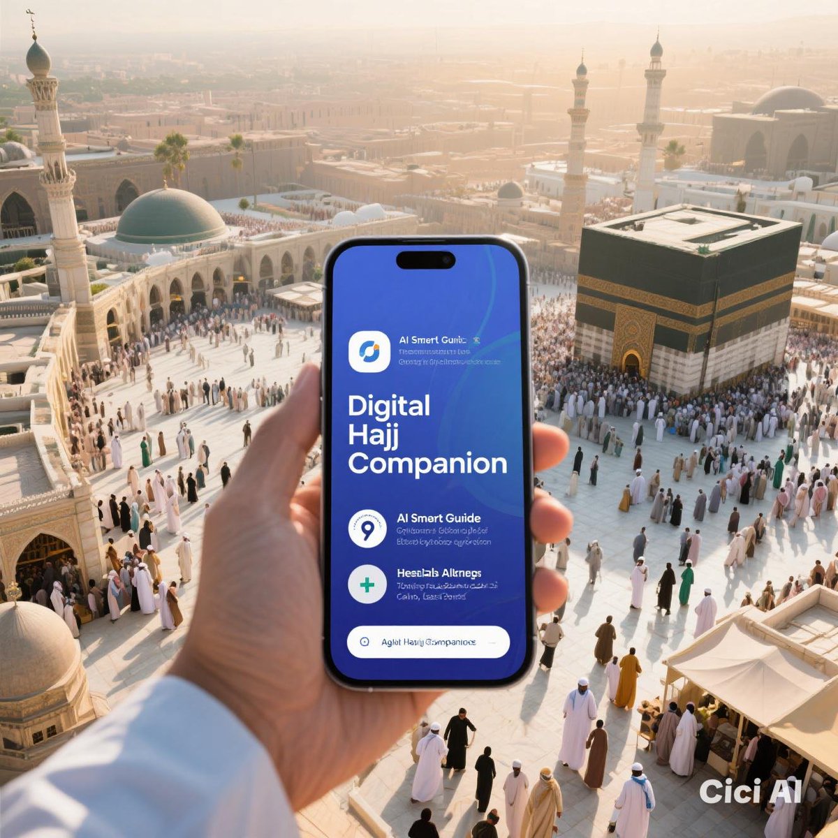 wenzethan29's tweet image. AI meets spirituality.
Our AI Smart Guide helps pilgrims perform rituals correctly &amp;amp; confidently.
#AIForGood #SpiritualTech #FaithInnovation

@Kim_Kape 
@mulord92 
@maljefairi 
@noumanmh 
@GLNsGlobal 
@BBerberly 
@fireflygold09 
@jack_mikols14 

sidrastart.com/project/10e4d3…
