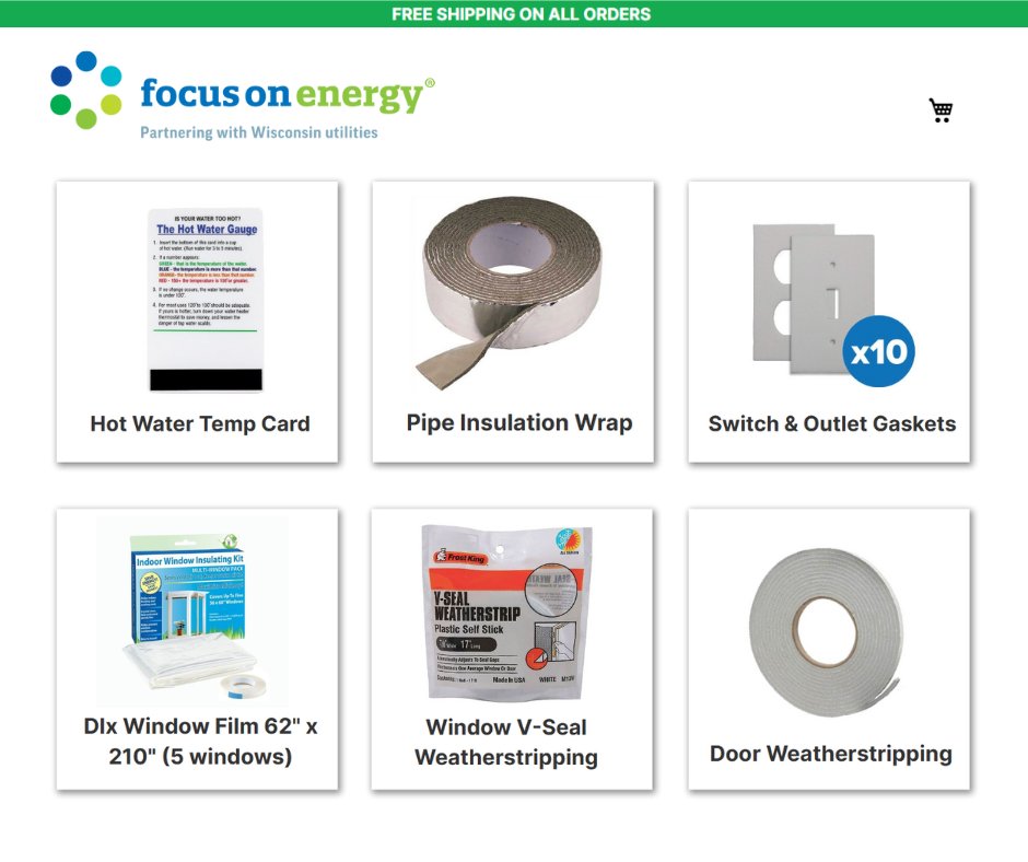 SPUtilities's tweet image. Are you ready for winter? Focus on Energy has weatherization products and essential tools you&apos;ll need to keep your home warm. Check it out: focusonenergymarketplace.com