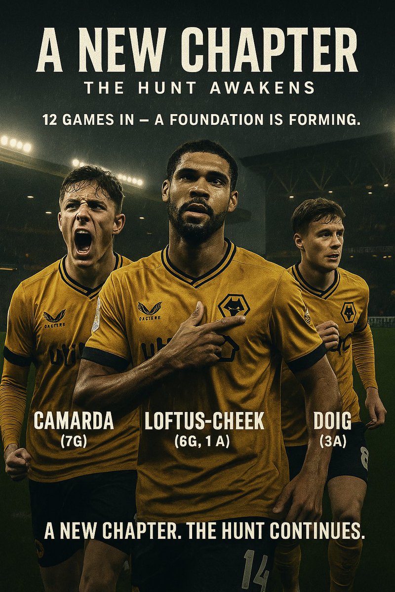 DavidRusse80478's tweet image. Twelve games in. The rebuild is taking shape.
New faces, new fight — and signs of what’s to come.

Camarda leading the line, Loftus-Cheek commanding the middle, and Doig driving from deep.

The story of this Wolves side is still being written

#footballmanager #fmcommunity
