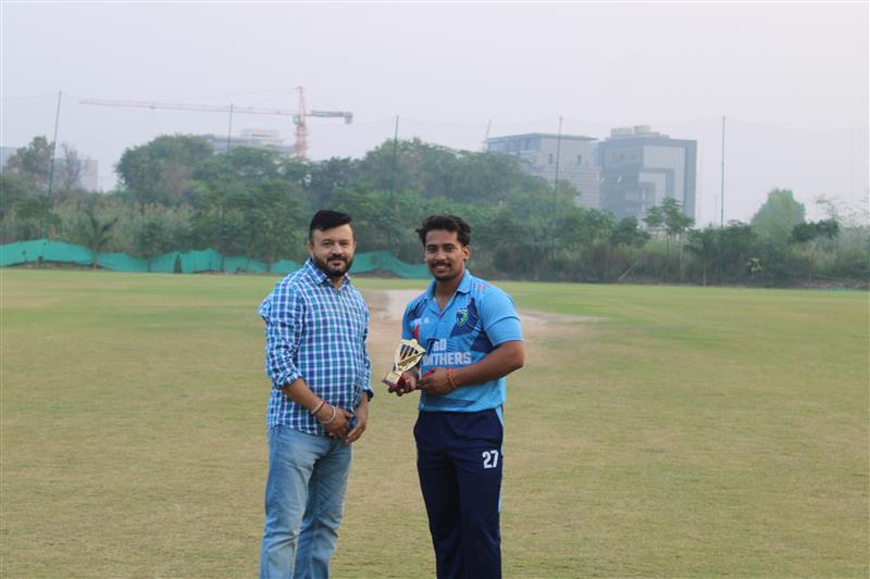 sdeievent's tweet photo. Massive win for sD Panthers! 🦁 On 4th November, Panthers posted 95/4 and then wiped out sD Force for 68, claiming victory by 27 runs in #SPL16.
Man of the Match: Nitin Bisht 🌟🔥 https://t.co/nhD7Bv7bPt