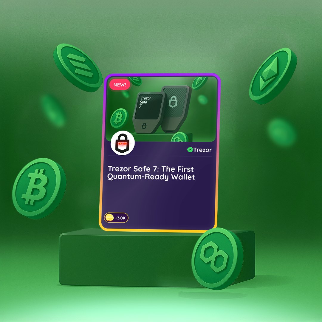 BitDegree's tweet image. Catching up on Missions you may have missed 👇

1️⃣ @OgvioGlobal Referral Program: Exclusive #Rewards  Await

2️⃣ @Trezor Safe 7: The First Quantum-Ready Wallet

3️⃣ How to Send Money with Ogvio

Explore them in BitDegree Missions 💜 Link in bio 🔗