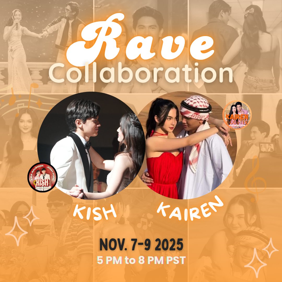 kairenbooster's tweet photo. 𝗞𝗔𝗜𝗥𝗘𝗡 𝗫 𝗞𝗜𝗦𝗛 🔥
What's up, KaiRenites! We’re thrilled to announce a 𝟑-𝐝𝐚𝐲 𝐑𝐀𝐕𝐄 𝐬𝐭𝐫𝐞𝐚𝐦𝐢𝐧𝐠 𝐜𝐨𝐥𝐥𝐚𝐛𝐨𝐫𝐚𝐭𝐢𝐨𝐧 with @KiShesOfficial ! 🎉
Mark your calendar now, Kahels! Let's vibe, connect, and enjoy good music together! 🎧🎶
📻 D-1 (Friday) and D-3 (Sunday) - @kairenbooster
📻 D-2 (Saturday) - @KiShesOfficial
We will post the Rave link tomorrow, see you all! 😉