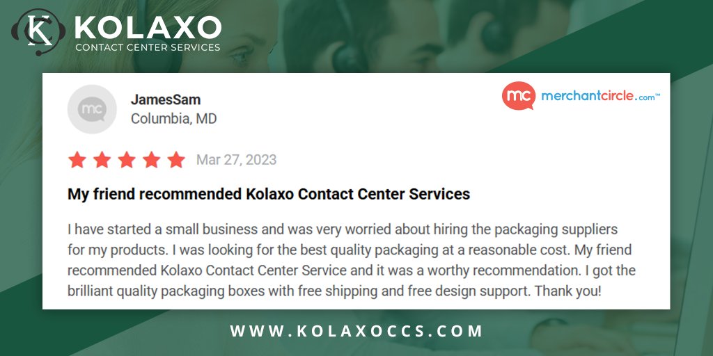 kolaxoccs's tweet photo. At Kolaxo Contact Center Services, nothing makes us prouder than seeing our clients succeed. We’re committed to delivering exceptional customer support.
👉🏻More Review: https://t.co/BUqLKJxEbW
#kolaxoccs #CustomerFeedback #ServiceReview #contactcenter #callcenter #customersupport https://t.co/yxFNZ7yxvR