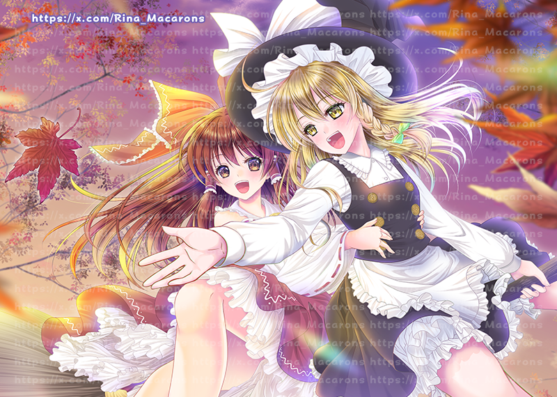 大きなリボンが好きなポイントです😊 #東方project #11月6日はいい霊夢の日