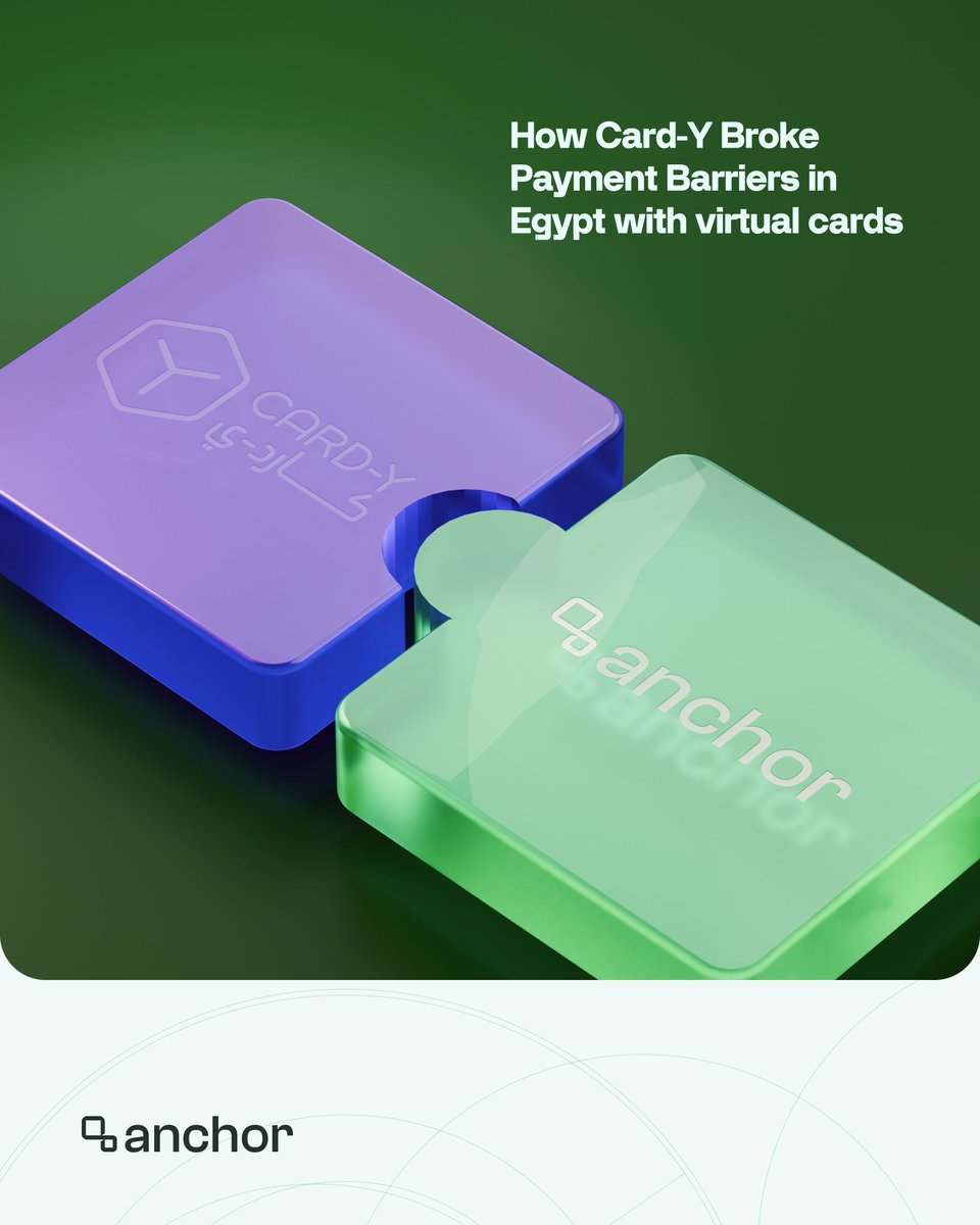 🚨New Case Study Alert🚨

When Egypt’s Central Bank froze international card payments, millions of Egyptians were suddenly cut off from the global economy.

But one startup saw an opportunity to rebuild access, almost 2 years later, <a href="/CardyEgypt/">Card-Y</a>  has issued over 2k virtual cards.