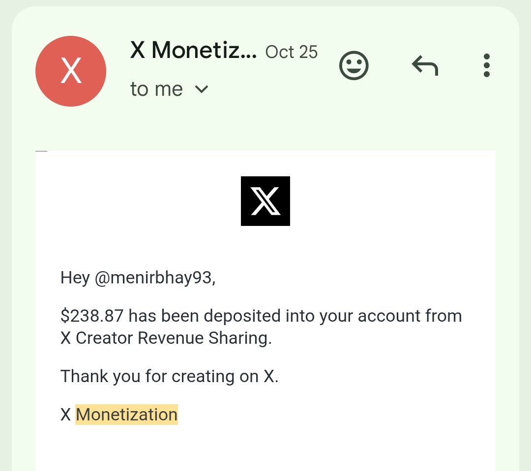 पिछले pay day को ये डॉलर आप सबके सहयोग साथ से मिला था। 

कल फिर pay day है कितना मिलेगा सही अनुमान वाले 2 साथियों को 1 महीने के लिए ब्लू टिक गिफ्ट करूँगा। 

आपके अनुमान 10 डॉलर कम अधिक हो सकते है, आप आइये और इस सुनहरे अवसर का लाभ उठाइये। 

तब तक सबका साथ और सहयोग लेकर आगे बढ़ते