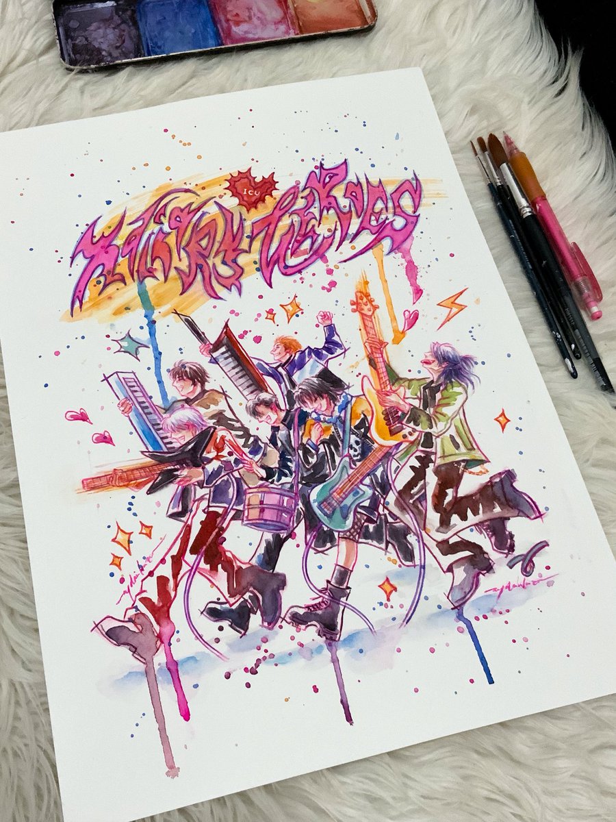 AI won’t replace me. show me your process. 

xdinary heroes - ICU (2025). watercolor on paper