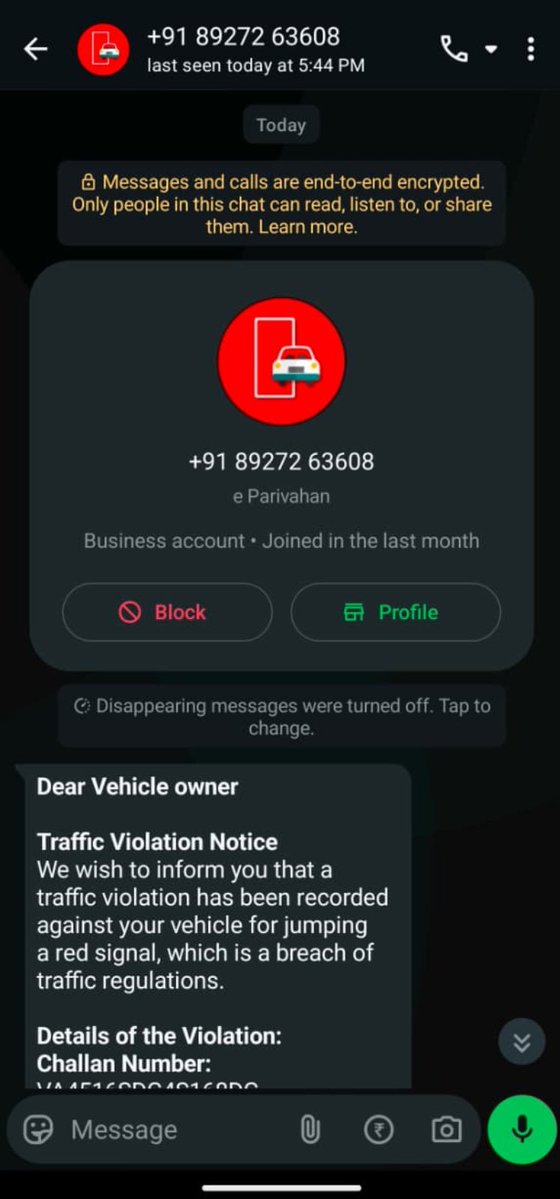 princedevelops's tweet image. This person is sending fake challans to users and sends them to a link to download an app. Which contains virus and trojans. + the github repositories is filled with these phishy things, i am ashamed to even attach here.