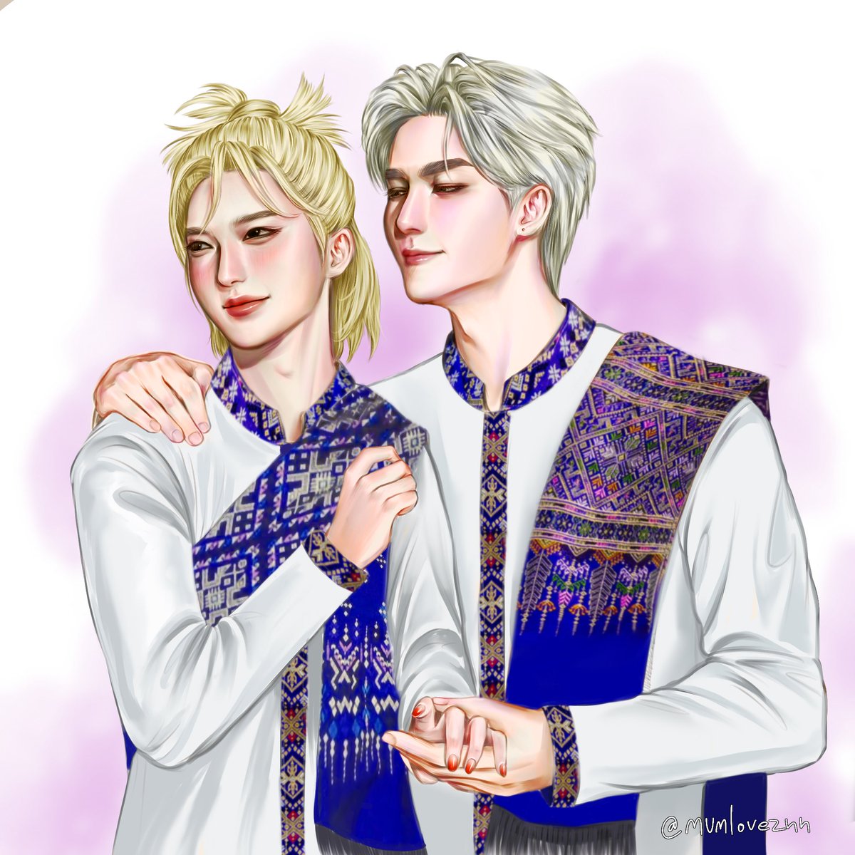 ให้เฮาสุขขีมั่น เสมอหมั่นฮักเดียว คือจั่งปั้นข้าวเหนียว กอดเกี้ยวไปสุดฝัน🤍

#ZeeNuNewCrazyInLoveConcert
#ZeeNuNew2ndConcert 
#ZeeNuNew
#FanArtForZeeNuNew