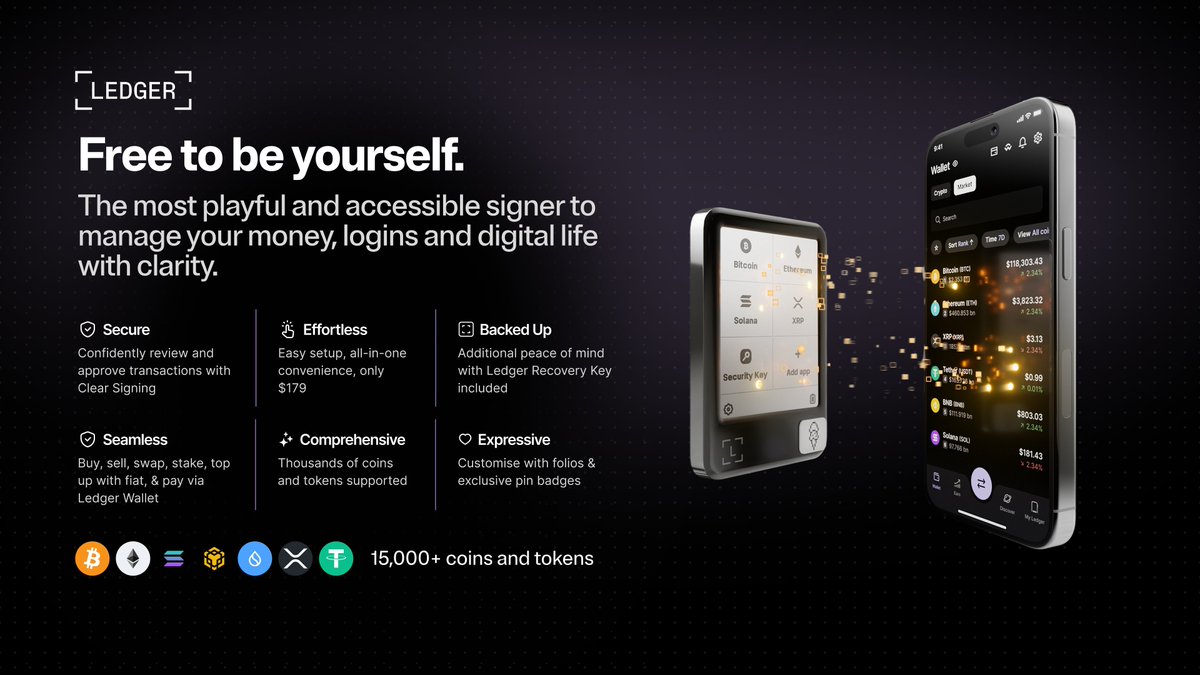Unlock the full potential of your digital life with the Ledger Nano Gen5 + Ledger Wallet 🔐