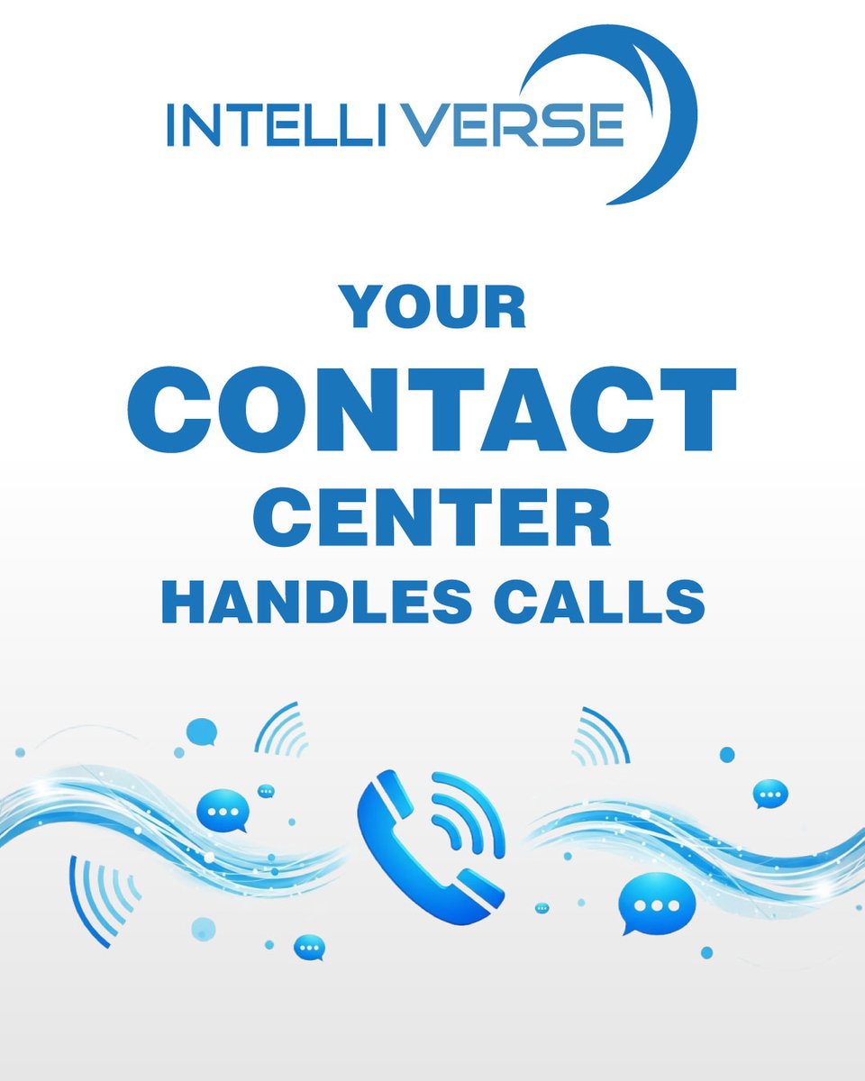 Intelliverse's tweet image. Every call is a chance to connect, not just resolve.
Build smarter conversations and lasting customer relationships with #𝗜𝗻𝘁𝗲𝗹𝗹𝗶𝘃𝗲𝗿𝘀𝗲 #𝗖𝗼𝗻𝘁𝗮𝗰𝘁𝗖𝗲𝗻𝘁𝗲𝗿.

👉 Learn more: intelliverse.com

#CustomerExperience #CX #CustomerEngagement