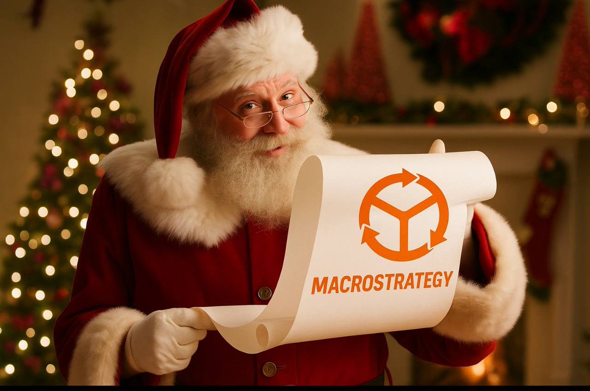 Public Service Announcement:

Airdrop registration ends tomorrow at 2:00pm ET

MacroStrategy’s winter elves have been compiling a list of who’s naughty and nice…

A reminder for all participants:

1. Your registration tweet must come from your main twitter account
2. The