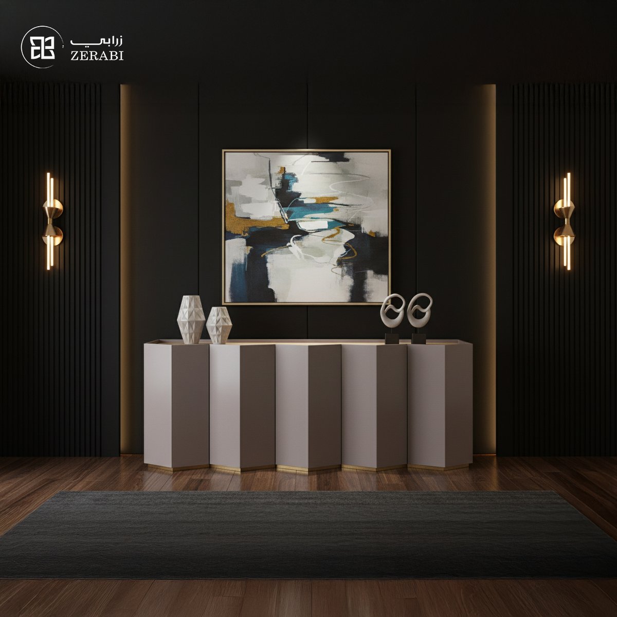 كل غرفة طعام تحتاج قطعة تكمل اناقتها

#زرابي #اثاث_زرابي #اثاث_منزلي #طاولة_طعام #غرفة_معيشه