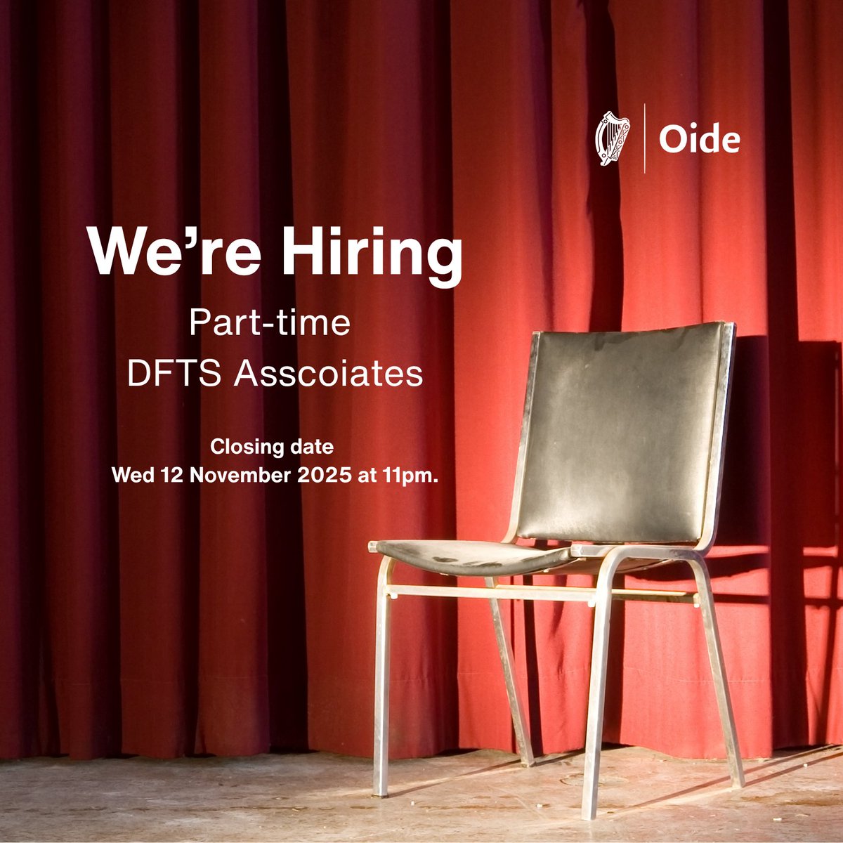 Oide Drama, Film and Theatre Studies tweet media