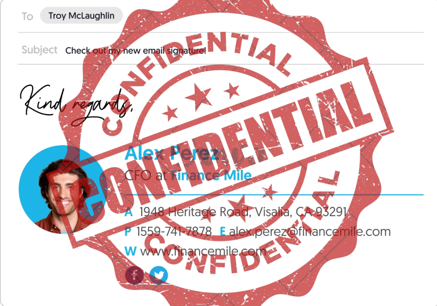 Mayowa67676's tweet image. Just finished a sleek clickable HTML email signature for Alex Perez, CFO at Finance Mile 💼
Clean design, clickable links, works on Gmail, Outlook &amp;amp; Yahoo. Every email = brand power.
#EmailSignature #HTMLSignature #GmailSignature #BrandDesign #EmailMarketing #FiverrDesigner