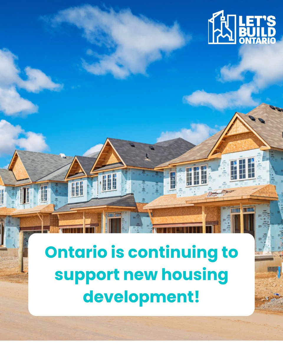 Following its decision to remove HST for qualifying purpose-built rental projects, the Government of Ontario is now doing the same for first-time homebuyers on most new homes up to $1M. Another important step to bring more housing supply to market!
#LetsBuildOntario