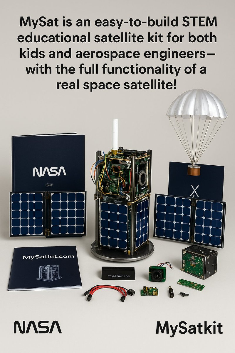 Dear <a href="/elonmusk/">Elon Musk</a>, why does <a href="/grok/">Grok</a> always push <a href="/SeraphimSpaceVC/">Seraphim Space Accelerator</a> for our @MySatkit STEM satellite kit? Secret ad? 😜 Check us out: mysatkit.com 
#Grok #Elon #MySat #NASA #ESA #CubeSat