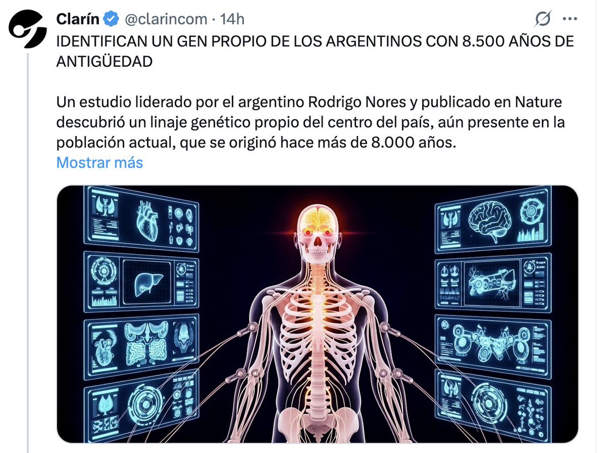 realjuanruocco's tweet image. Agradezco a la CIENCIA ARGENTINA por demostrar una vez más y empíricamente que tengo razón, muchas gracias. Que los historiadores se vayan poniendo al día.