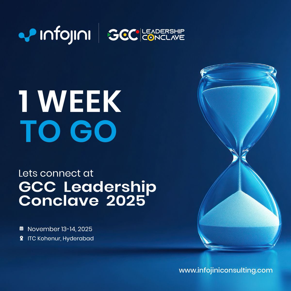Meet Infojini at the GCC Leadership Conclave 2025.

Let’s connect to explore how Infojini can be your trusted partner in building the GCC of the future.

🔗 infojiniconsulting.com

#GCCLeadershipConclave #GCC2025 #Infojini #LeadershipSummit #GCCExcellence #InfojiniEvents