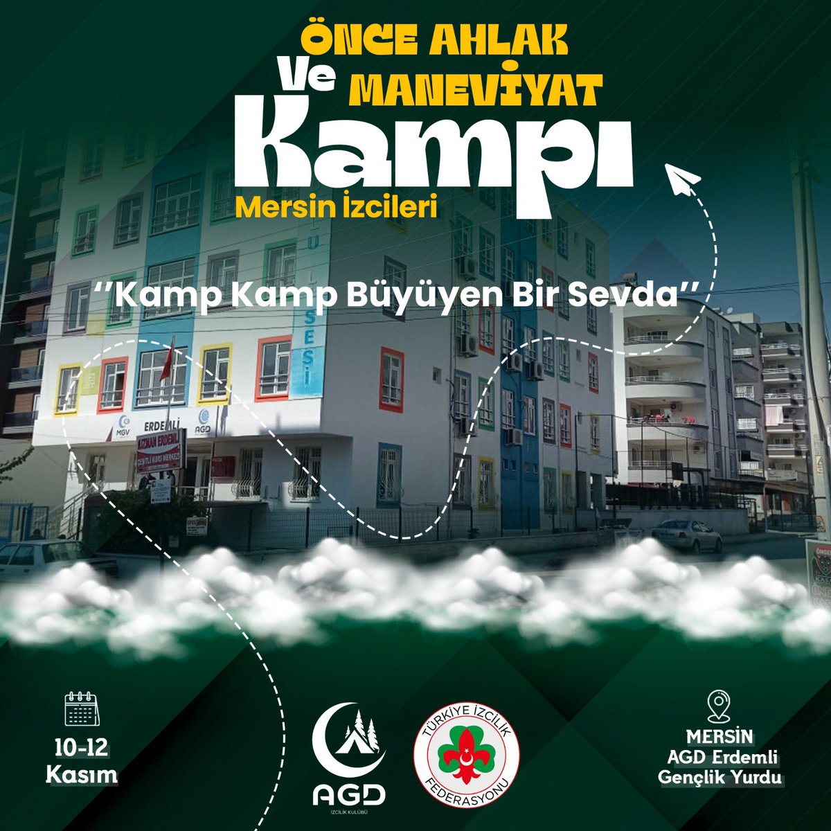 agdsporkomisyon's tweet image. İzcilerimizle “Önce Ahlak ve Maneviyat Kampları”mızda buluşuyoruz!
🔥 🏕️ 

📍 Karaman (10-12 Kasım Karaman)
📍Mersin (14-16 Kasım Mersin)
📍Konya (14-16 Kasım Antalya)

#AGDSpor
#İzcilik