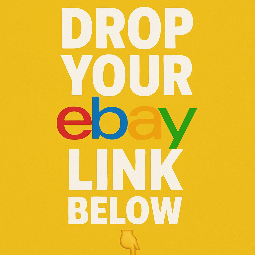 BourbonInvestm2's tweet image. Thursday eBay Sellers Thread!

Share your eBay or an eBay link to card you want sold or have on auction in comments with any promotions you’re running

Extended 25% sale + 300 auctions this week! 

Follow and retweet thread for more exposure and shares 

ebay.us/m/qHAflY