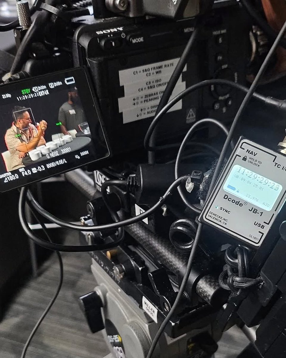 Thanks to Kyle for the post on Instagram! 👊 • <a href="/audio412/">Kyle Hupman</a> I use @denecke_inc JB-1 timecode boxes to keep the cinema cameras I work with in sync. I also have an array of cables, which allow me to connect to BNC, Lemo5, Lemo4, 1/8" mini jack, and USB-Micro TC in ports. #deneckejb1