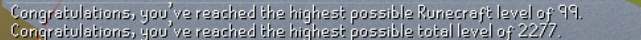BleronOSRS's tweet photo. 2277 total on alt. https://t.co/TrB0qDhioZ