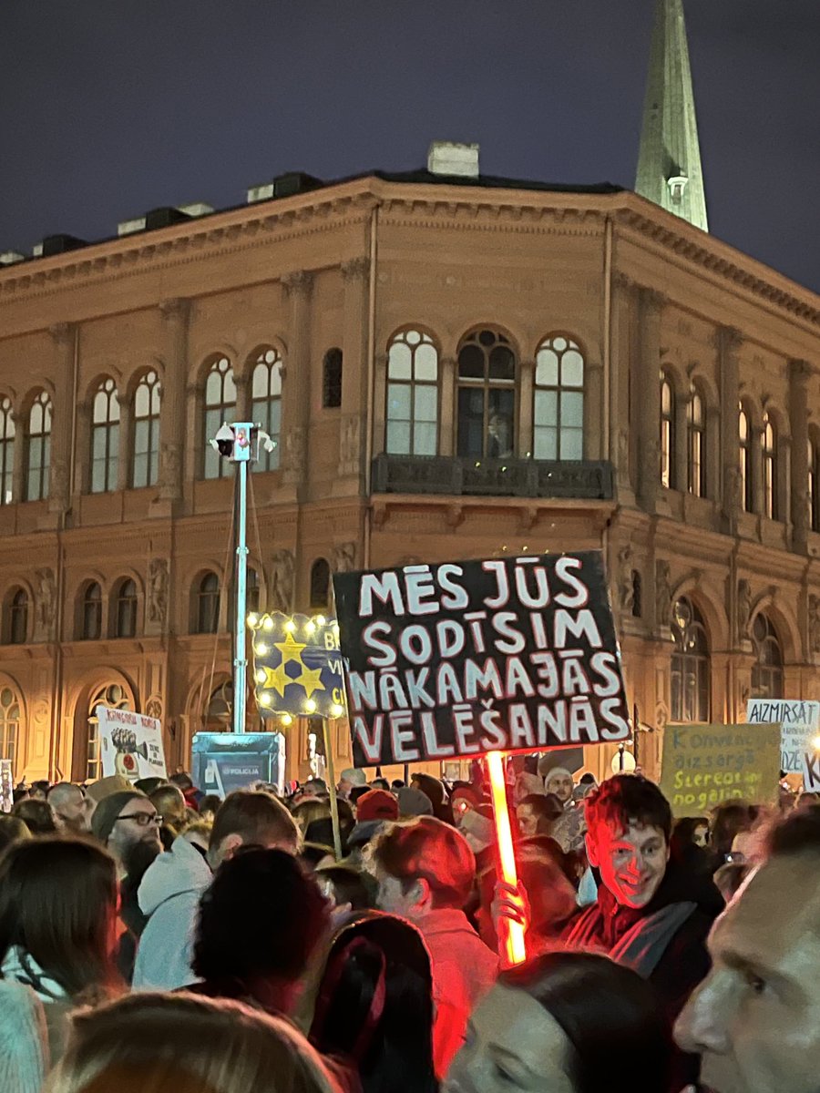 Svarīgākais protesta vēstījums