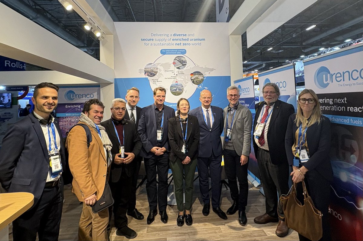Un plaisir de conduire aujourd’hui une délégation de députés européens et de membres du <a href="/EU_EESC/">European Economic and Social Committee</a> à la <a href="/Exhibition_WNE/">WNE - World Nuclear Exhibition</a>.

Des échanges riches et constructifs pour faire avancer ensemble le renouveau du nucléaire en Europe.