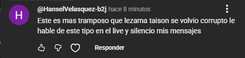 Ahora <a href="/TaisonTV/">Taison TV</a> se ha vuelto corrupto por defenderme 😂