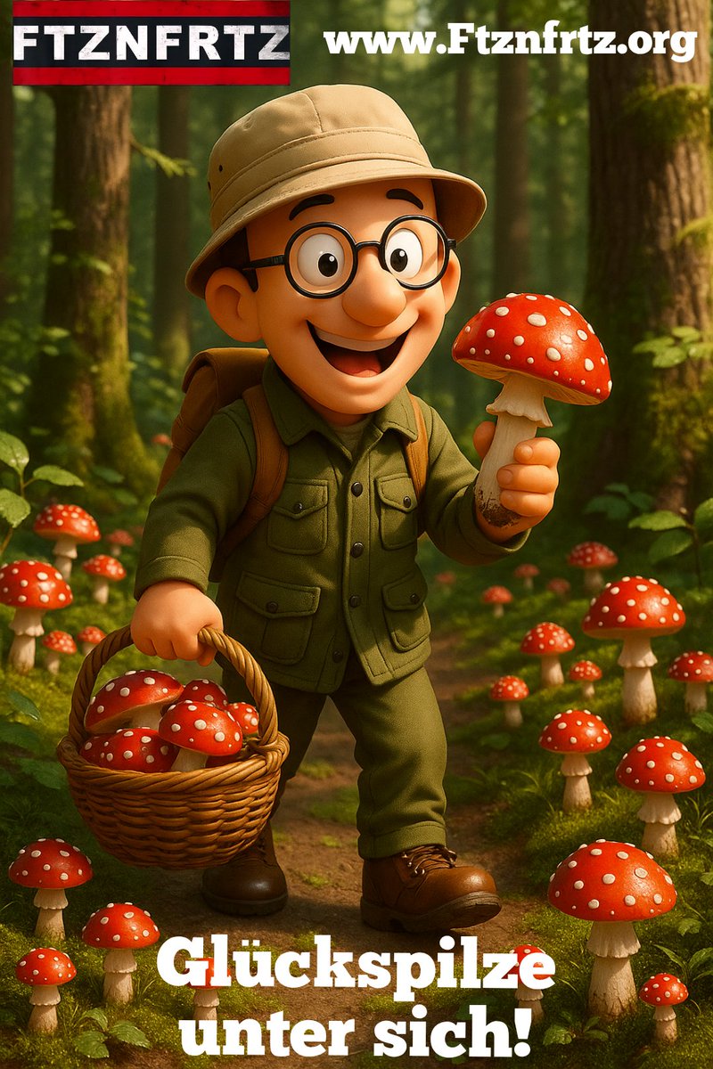Habt ihr auch schon mal so viele Glückspilze gesehen?🍄
------------------
🌐 Website: ftznfrtz.org
linktr.ee/ftznfrtz.org

Solana💰 CA: 4Ge6ejgv7KJHqDgML3w2S48rntuZQ4KZ9WGEVeibpump

Eine Gemeinschaft, die gesichert unbequem die Politik &amp; Welt satirisch auf die