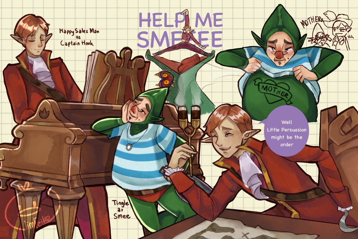 limfeiko's tweet photo. Peterpan Scenario (2/2)
Meet the Captain Hook and Smee
#TLoZ #TheLegendOfZelda #Majoramask #ゼルダの伝説 https://t.co/XYpqWttrJz