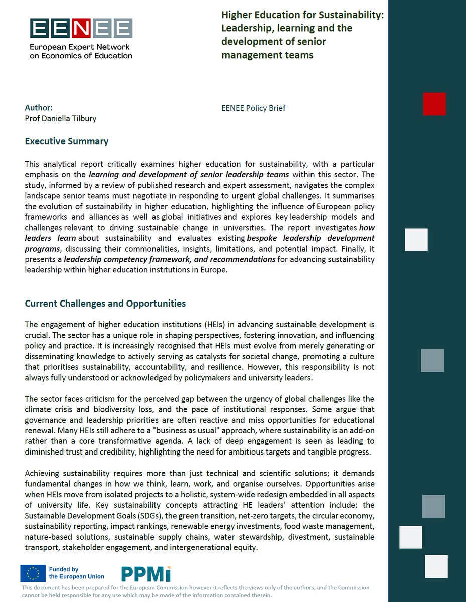 Prof. Daniella Tilbury, Hon Fellow, St Catharine’s College, University of Cambridge, and a Stakeholder Forum Fellow, recently authored a new European Commission analytical report that critically examines higher education for sustainability. Download it at lnkd.in/eqmTWhFW