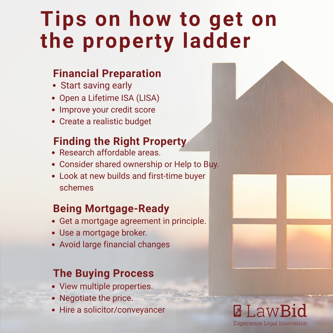 Good things come to those who wait. But sometimes we just do not want to, or cannot, wait.

We have some quick steps for getting your foot on the first rung of the #propertyladder.

Here are some things that you can do that may help you to get on the property ladder.