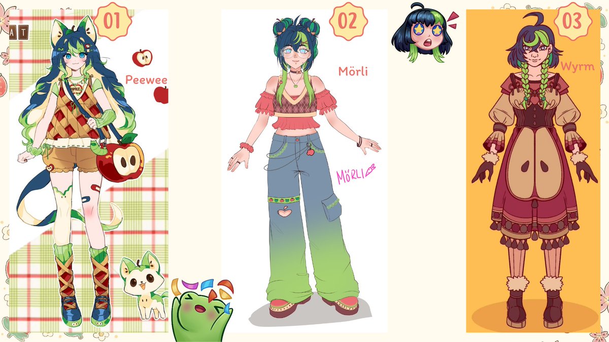 Vielen Dank, für die ganzen wunderschönen Designs!
Es war so cool, die unterschiedlichen Ansätze zu sehen🩷

Herzlichen Glückwunsch an:
🥇 <a href="/PeeweeArt/">Peewee</a>
🥈 <a href="/MoerliArt/">Mörli 🔞 Vtuber/Vartist</a>
🥉 wyrmwoodpyro (Insta)

(Die anderen Teilnehmer können sich bei mir auch für ein Danke-Doodle melden!)
#GERVtuber