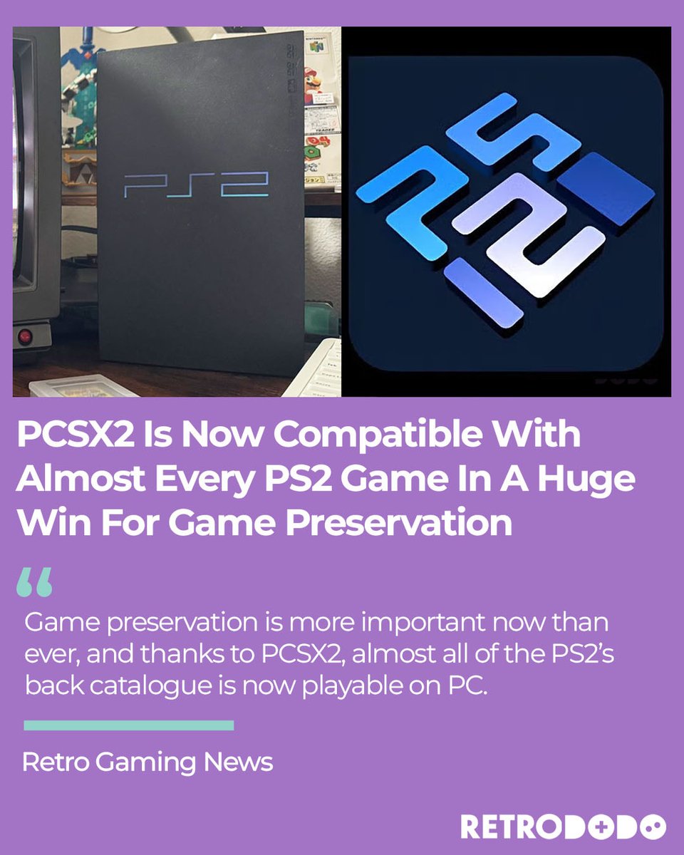 As reported by Retro Dodo, PCSX2, famous PS2 emulator, now runs almost every PS2 game. We need proper legal backing now. If companies let the ESA hunt archivists and want to replace games with remakes, let us legally preserve the OGs you don't care about at least.