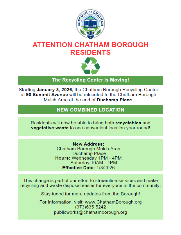 Chatham Borough (@chathamborough) on Twitter photo 
