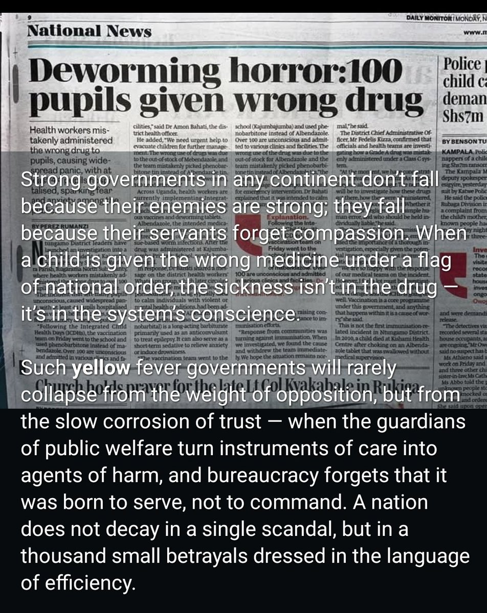 100 pupils given wrong drug,what else is about to happen to this nation?