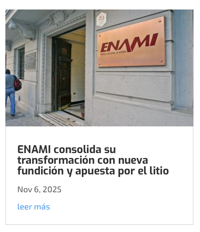Uno de los principales anuncios es la luz verde ambiental para el proyecto Nueva Fundición Hernán Videla Lira, que contempla una inversión estimada de US$1.700 millones. 
La noticia completa en nuestra web.