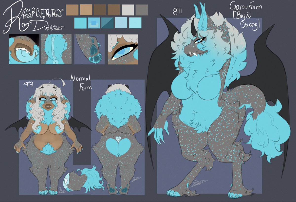 Finally made Ras’s sisters ref sheet bask in it mfs cuz im never drawing again 
#art #artwork #artist #clipstudio #ocart #anthroart #furryart