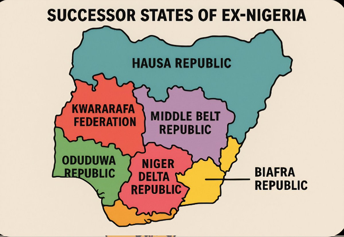 It will not be well with all of the IBOS &amp; YORUBA BUTS that has been supporting this f00l🤣

Is this the MAP that Ojukwu fought for?🤣

Is this the BIAFRA that Nnamdi Kanu &amp; Simon Ekpa were killing your fathers &amp; relatives for?🤣

U allowed a nuisance to dictate for U🤣

Eni kure