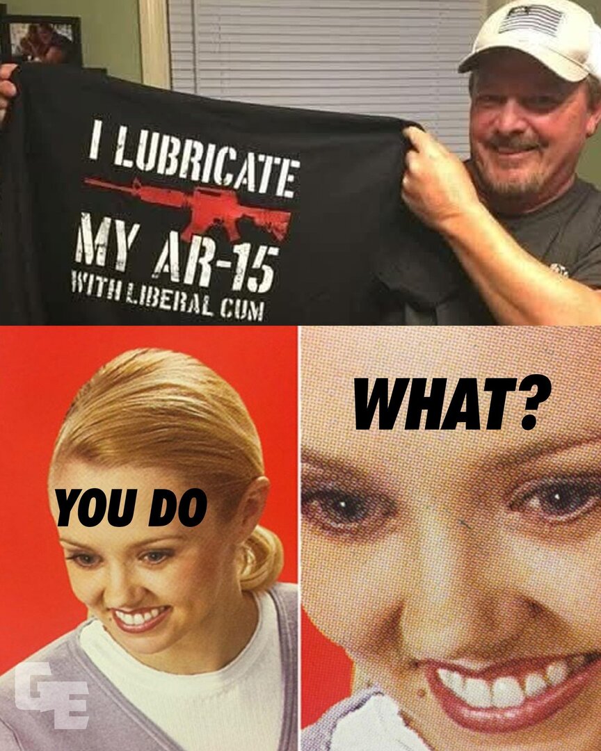 GodlessEngineer's tweet photo. Sure... Leftists are the weird, violent ones...

#GunNutLogic #MAGA #ToxicMasculinity #GodlessEngineer #AR15 #GunControl #LiberalTears #PoliticalHumor #PoliticalMemes #SecondAmendment #GunSafety #Cringe #Atheist #Progressive #LeftistMemes #Resistance #TrumpCult #MAGALogic #GOP … https://t.co/gFaAwBg8fv