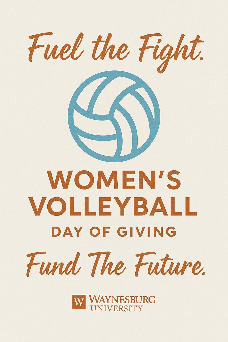 WUvolleyball's tweet photo. https://t.co/p65T7z5y81
Today’s the day! 🟧⬛ Every gift supports the growth of our women’s volleyball program—on the court, in the classroom, and as leaders. Thank you for believing in our mission. #DayOfGiving #WaynesburgVolleyball https://t.co/YzJ2AgH8tl