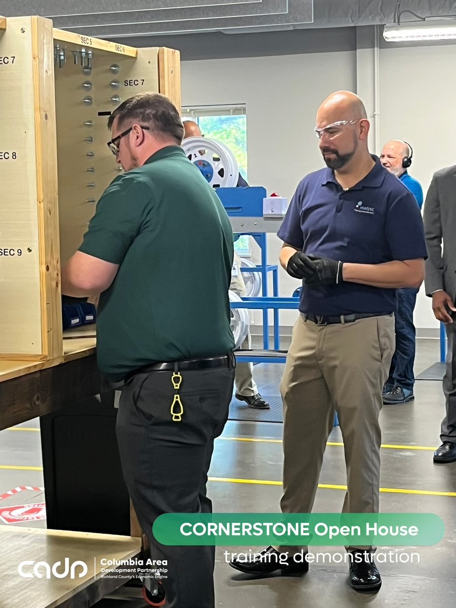 CADP_SC's tweet image. The Columbia area is preparing workers for the future.

Today, a celebration was held for the opening of the region&apos;s premier training facility - CORNERSTONE. Learn more 📖 columbiaareadevelopment.com/cadp-celebrate…

#CADPSC #economicengine #RichlandSC #RichlandCountySC