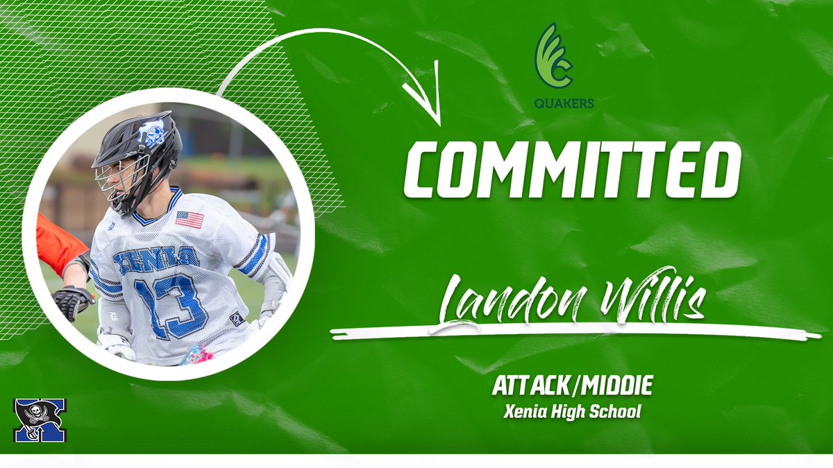XeniaLax's tweet photo. Congratulations to @LandonW_42 on his commitment to continue his athletic and educational career at @DubC_MensLax. Landon has to still play his senior year and we are looking forward to this spring! #WE>me @XeniaAthletics https://t.co/4nzg4yRc1I